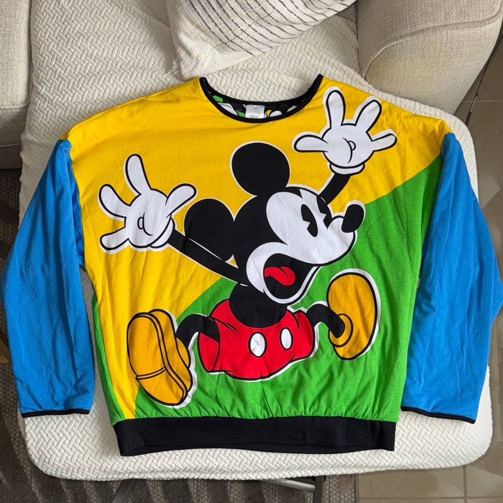 Disney Mickey Mouse Reversible Sweatshirt NWT